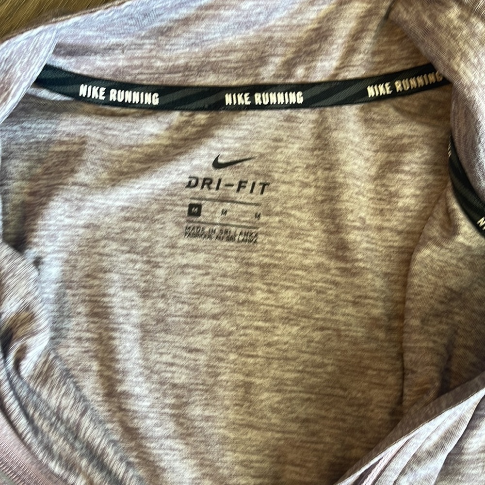 Nike Dri-Fit 1/4 zip Long Sleeve Running Top, Sz M - Picture 5 of 5